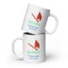 RESIST Burning Down the House glossy mug